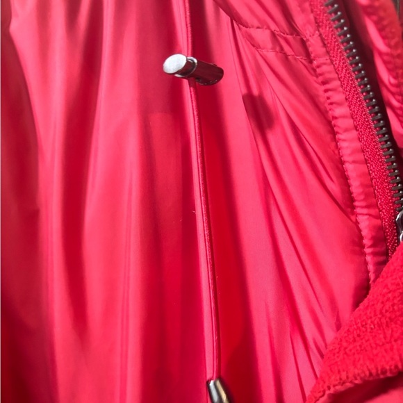 Lauren Ralph Lauren Vibrant Red Hooded Puffer Coat - Picture 6 of 15